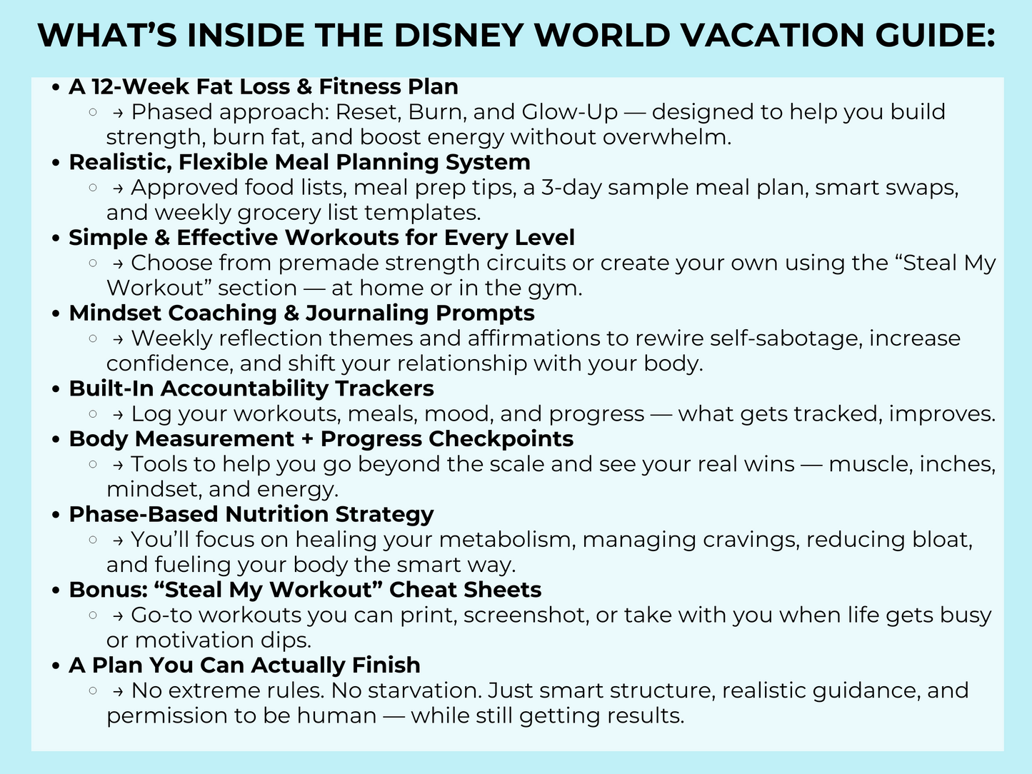 Extraordinary Vacation Body