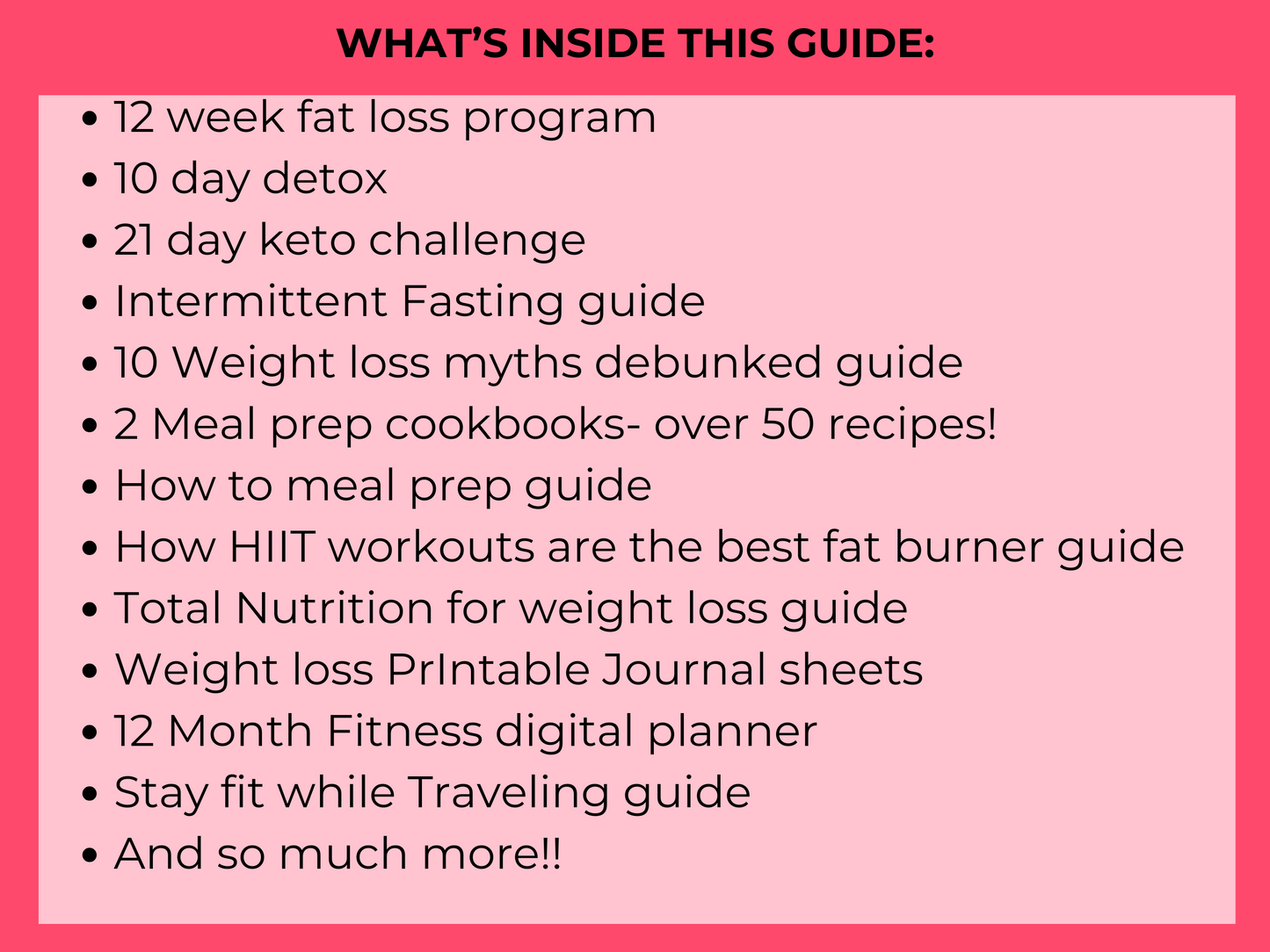 Weight loss and Fitness Bundle