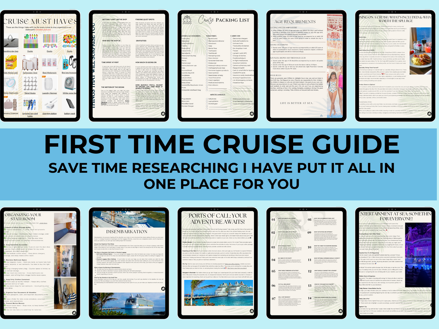First Time Cruise Guide
