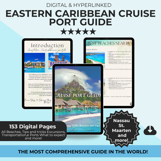 Eastern Caribbean Cruise Port Guide | Digital Download for Excursions, Beaches & Insider Tips
